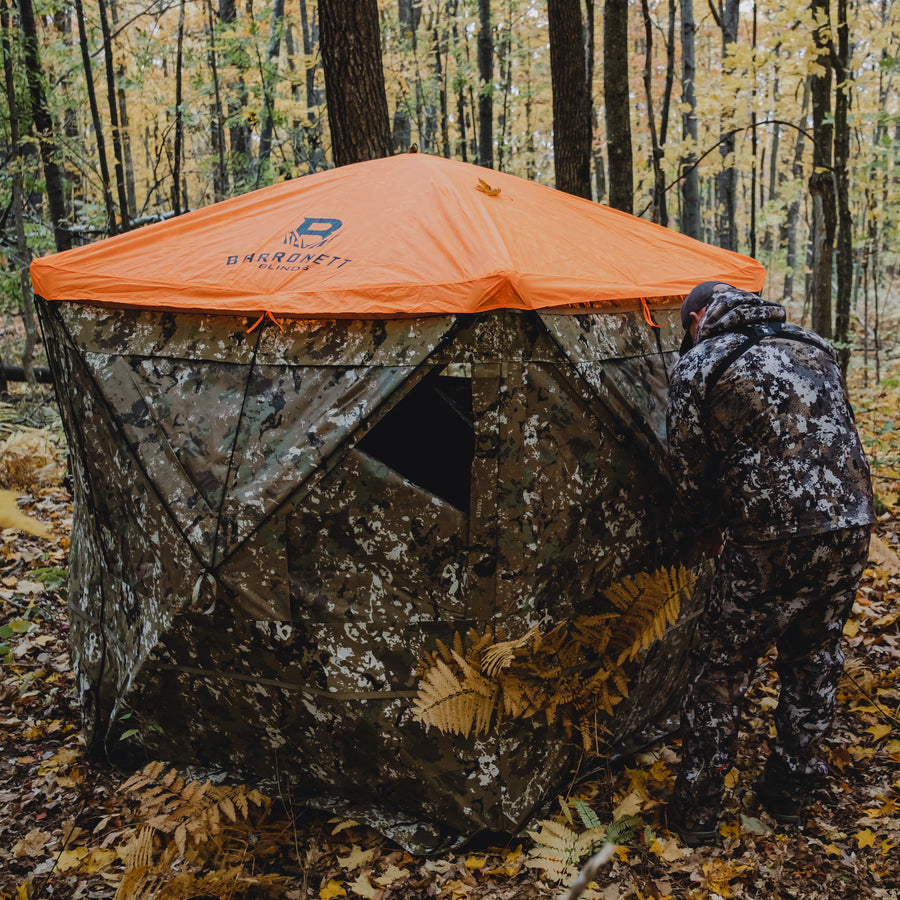 5-SIDED BLAZE ORANGE SAFETY CAP