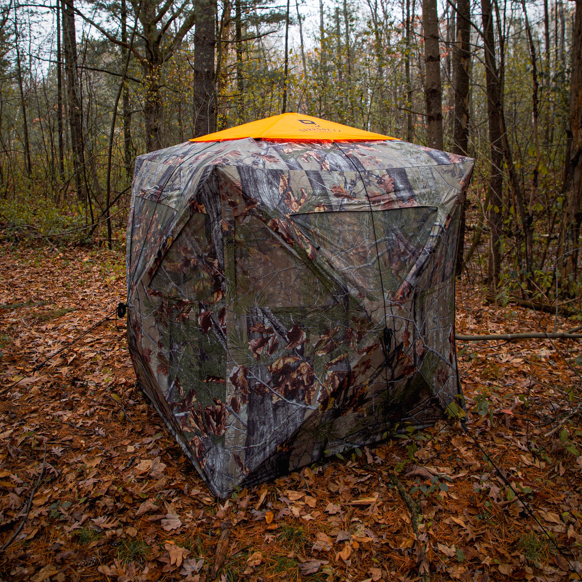 4-Sided Blaze Orange Safety Cap