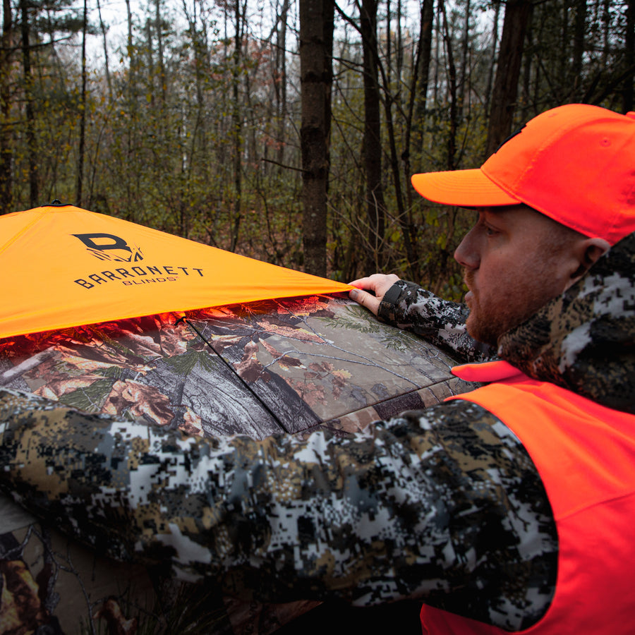 4-SIDED BLAZE ORANGE SAFETY CAP